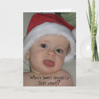 Cartes Pour Fêtes Annuelles Père Noël Baby