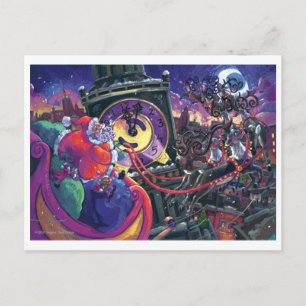 Cartes Pour Fêtes Annuelles père Noël dans la ville