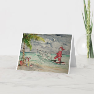 Cartes Pour Fêtes Annuelles père Noël dans les Caraïbes