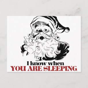 Cartes Pour Fêtes Annuelles Père Noël Déplaisant vintage