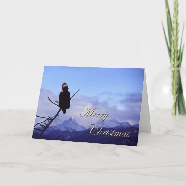 Cartes Pour Fêtes Annuelles Père Noël Eagle (Devant)