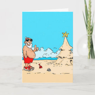 Cartes Pour Fêtes Annuelles Père Noël en Californie