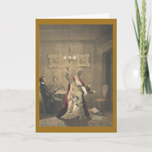 Cartes Pour Fêtes Annuelles Père Noël en colère