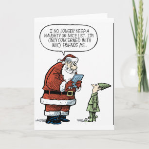 Cartes Pour Fêtes Annuelles père Noël Facebook