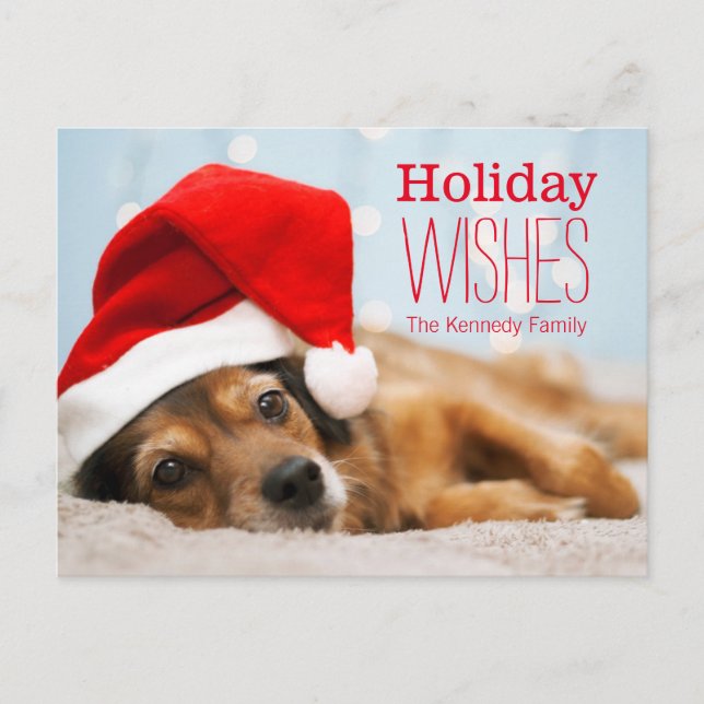 Cartes Pour Fêtes Annuelles Père Noël fatigué (Devant)