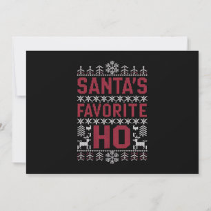 Cartes Pour Fêtes Annuelles Père Noël Favori Ho Douleur de Noël moche