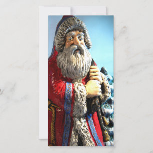 Cartes Pour Fêtes Annuelles Père Noël forestière I