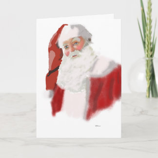 Cartes Pour Fêtes Annuelles Père Noël gagnante