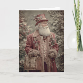 Cartes Pour Fêtes Annuelles Père Noël Gentleman