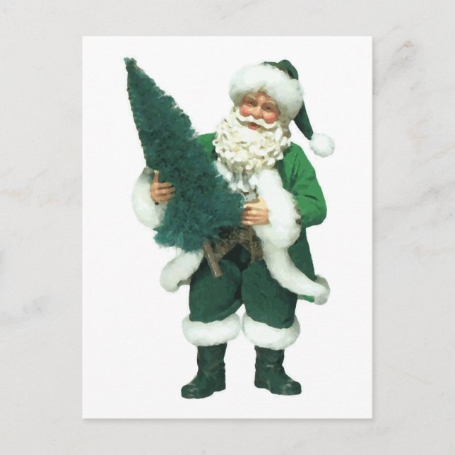 Cartes Pour Fêtes Annuelles Père Noël irlandaise (Devant)