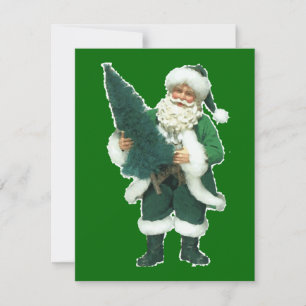 Cartes Pour Fêtes Annuelles Père Noël irlandaise