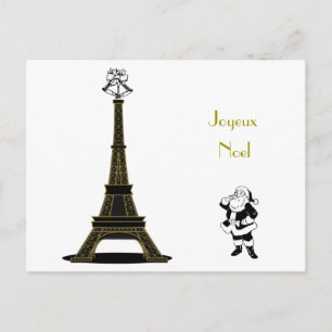 Cartes Pour Fêtes Annuelles Père Noël Joyeux Noel Paris
