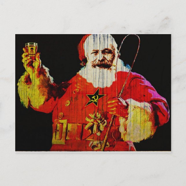 Cartes Pour Fêtes Annuelles Père Noël Karl (Devant)