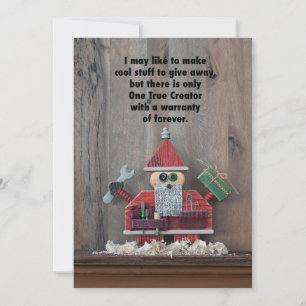 Cartes Pour Fêtes Annuelles Père Noël le constructeur