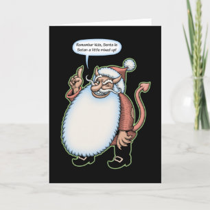 Cartes Pour Fêtes Annuelles Père Noël mélangé