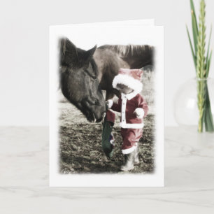 Cartes Pour Fêtes Annuelles Père Noël minuscule