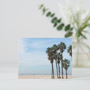 Cartes Pour Fêtes Annuelles Père Noël Monica Beach, Californie Océan USA Sky S