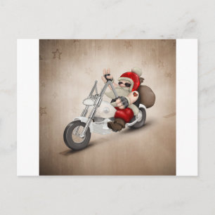 Cartes Pour Fêtes Annuelles Père Noël motorisé