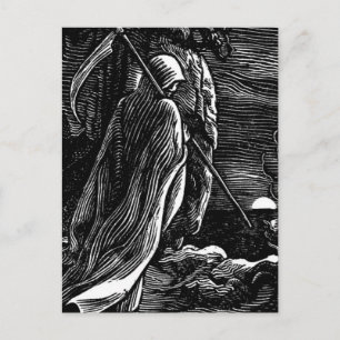 Cartes Pour Fêtes Annuelles père Noël Muerte (Mexicaine Grim Reaper) vers 1939