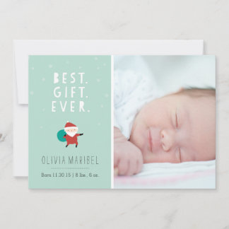 Cartes Pour Fêtes Annuelles Père Noël neigeuse