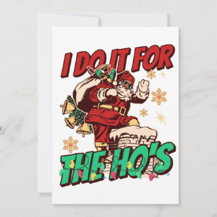 Cartes Pour Fêtes Annuelles Père Noël noir afro-américain Noël drôle