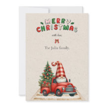 🎄Père Noël rouge et vert Vintage Voiture Noël