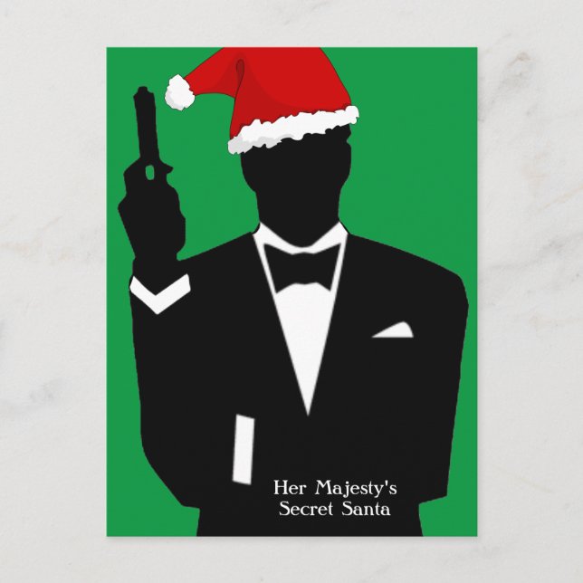 Cartes Pour Fêtes Annuelles Père Noël secrète de Sa Majesté (Devant)