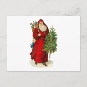 Cartes Pour Fêtes Annuelles Père Noël victorien