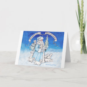 Cartes Pour Fêtes Annuelles Père Noël Westies
