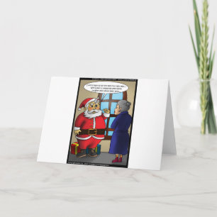 Cartes Pour Fêtes Annuelles Père Noël & Wiki Leaks Cadeaux Drôles T-shirts & C