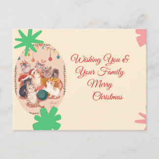 Cartes Pour Fêtes Annuelles Personalized Aesthetic Cat Funny