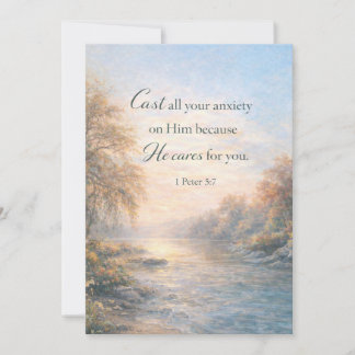 Cartes Pour Fêtes Annuelles Personalized Christian Scripture Encouragement 