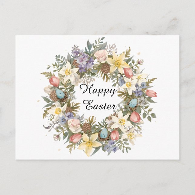 Cartes Pour Fêtes Annuelles Personalized Spring Floral Keepsake (Devant)
