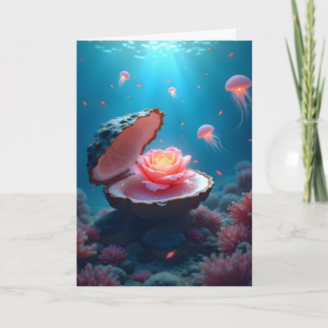 Cartes Pour Fêtes Annuelles Personalized Valentine Oyster  (Devant)