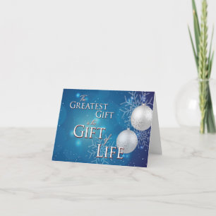 Cartes Pour Fêtes Annuelles Personnalisable Le plus grand cadeau est le cadeau