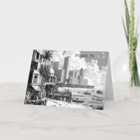 Personnalisé noir et blanc Miami FL