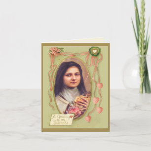 Cartes Pour Fêtes Annuelles Personnaliser Saint-Therese Saint-Valentin