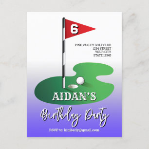 Cartes Pour Fêtes Annuelles Personnaliser Votre Image Golf Holiday Design