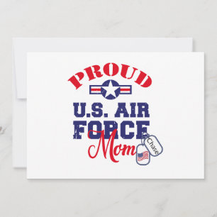 Cartes Pour Fêtes Annuelles Personnalisez le badge de chien de l'US Air Force