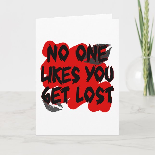 Cartes Pour Fêtes Annuelles Personne vous aime (Devant)