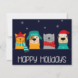 Cartes Pour Fêtes Annuelles Pet Business Noël