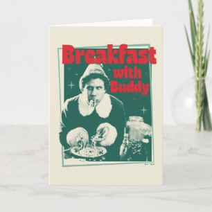 Cartes Pour Fêtes Annuelles Petit déjeuner avec Buddy
