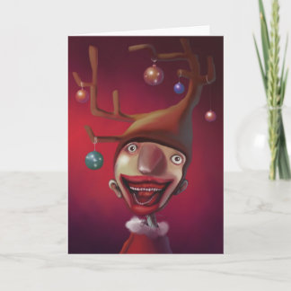 Cartes Pour Fêtes Annuelles Petit garçon de Noël