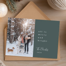 Petit Noël Forêt Scandinave Photo verte