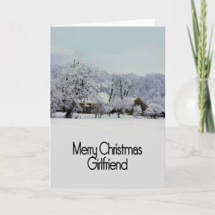 Cartes Pour Fêtes Annuelles Petite amie Joyeux Noël