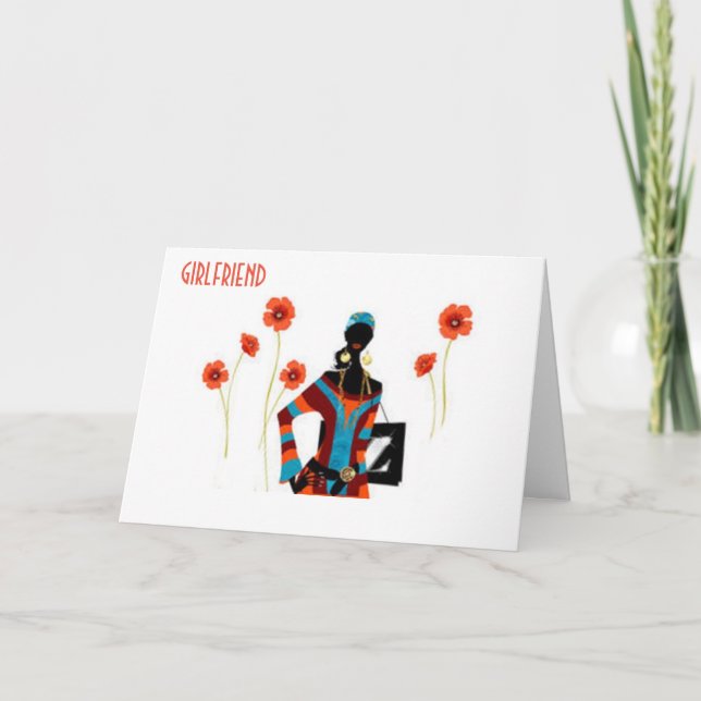 CARTES POUR FÊTES ANNUELLES **PETITE AMIE** JOYEZ NOËL / TRÈS HEUREUSE NOUVELL (Devant)