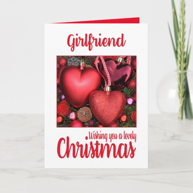 Cartes Pour Fêtes Annuelles Petite amie Lovely Christmas card (Devant)