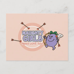 Cartes Pour Fêtes Annuelles Petite Miss Naughty   Valentine
