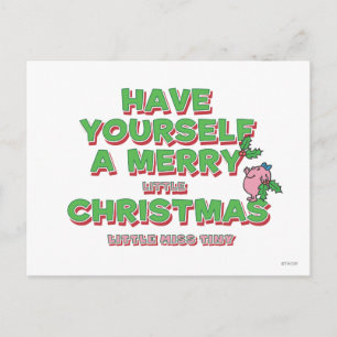 Cartes Pour Fêtes Annuelles Petite Miss Tiny Christmas