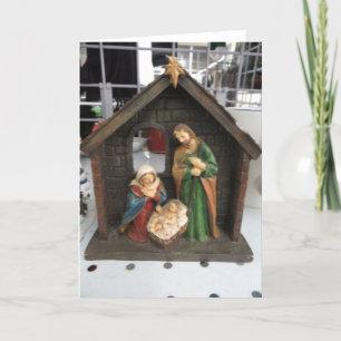 Cartes Pour Fêtes Annuelles Petite nativité